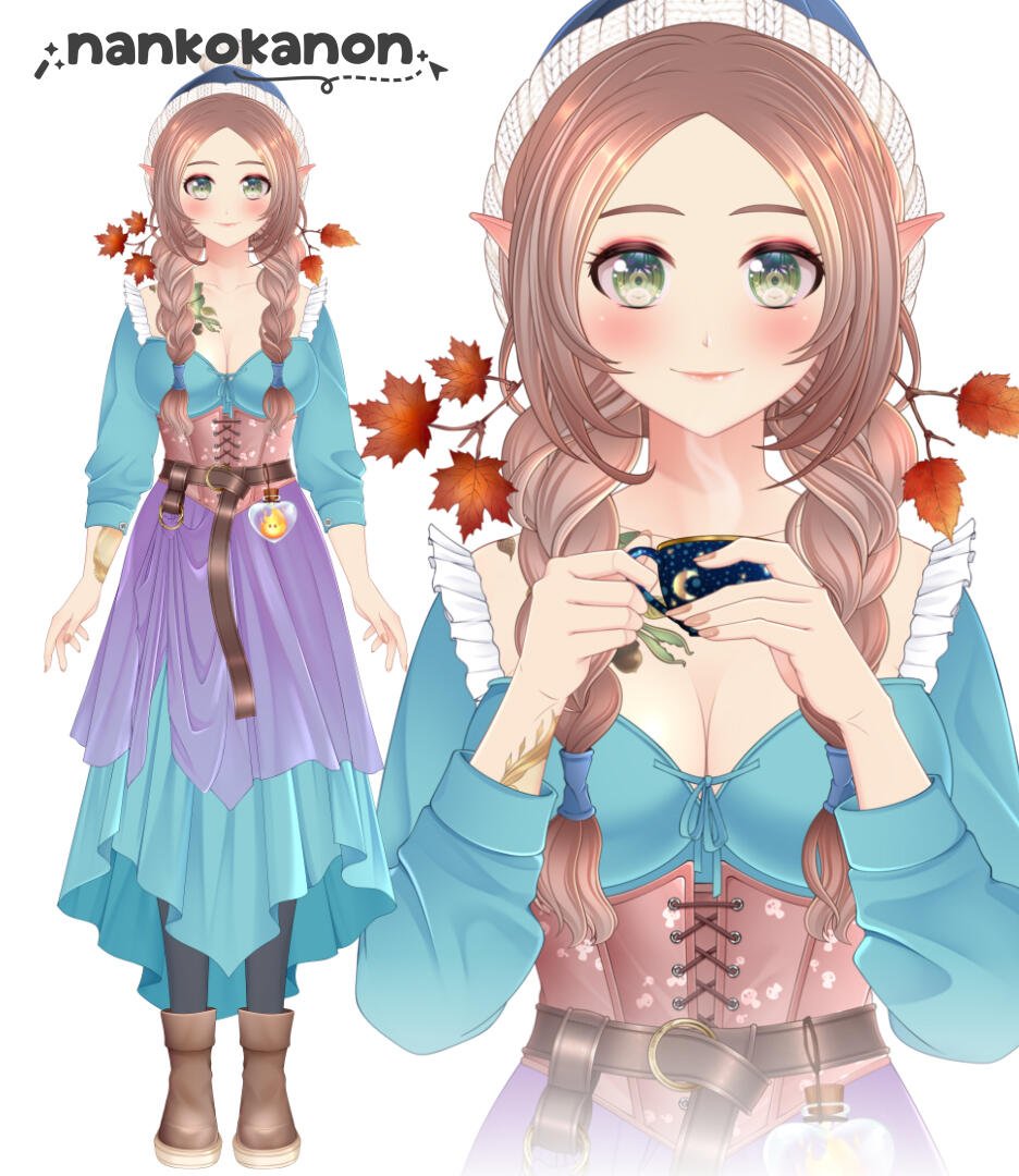 Live2D Model: Autumn - Winter Outfit